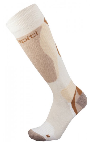 Areco Wapiti W10 Cashmere Skisocken wollweiss