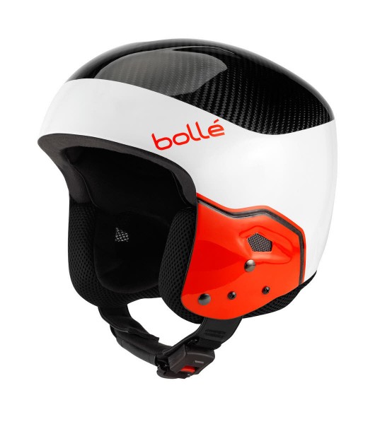 Bolle' Medalist Carbon Pro Skihelm weiß-rot