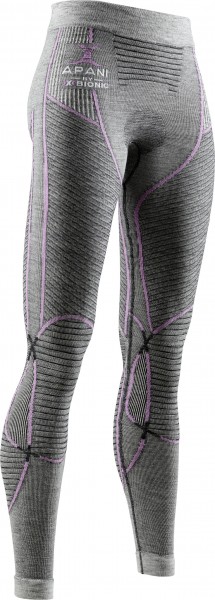 X-Bionic APANI4.0 MERINO PANTS WMN BLACK/GREY/MAGNOLIA