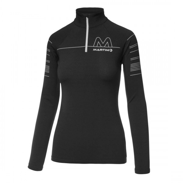 Martini United Half-Zip Shirt Damen black