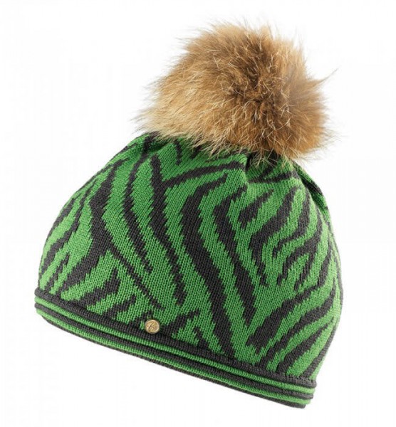 Capo Beanie with Pompon Grün
