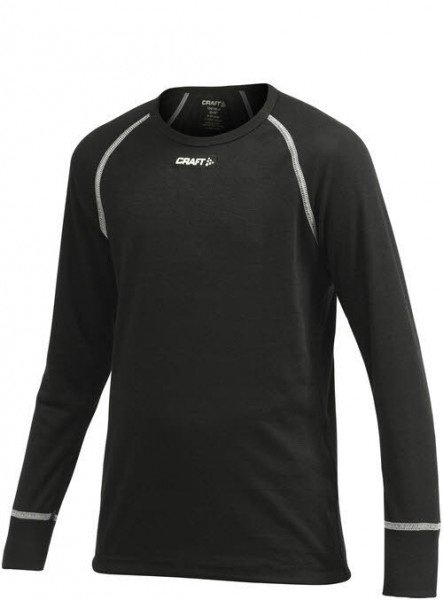 Craft Junior Basic 2-PACKwarm  Skiunter Schwarz - Bild 1