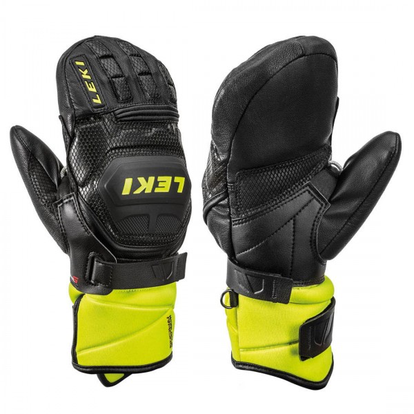 Leki Race Coach C-Tech S Junior Mitten schw.-ice lemon