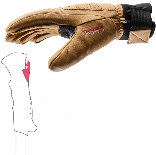 Leki HS Copper 3D Pro braun - Bild 1
