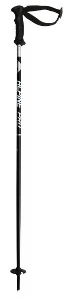 Stuf ALPINE Jr.2.0 Skistock schwarz-silber-weiss