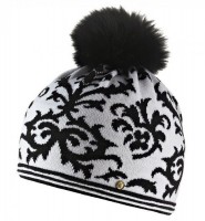 Capo Beanie with Pompon Weiss