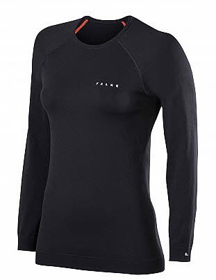 Falke MW Longsl. C w black - Bild 1