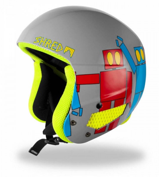 Shred Mega Brain Bucket Robot Grau