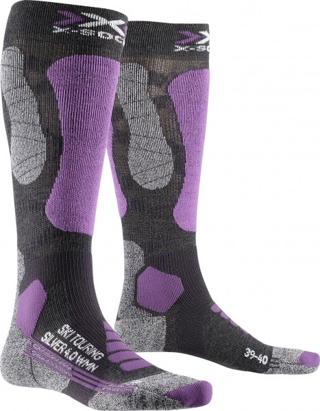 X-Socks X-SOCKS® SKI TOURING SILVER 4.0 WMN ANTHRACITE MELANGE/M