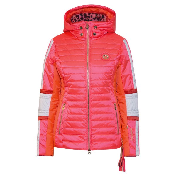 sportalm Cato Skijacke mit Kapuze neon-pink - Bild 1