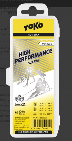 Toko World Cup High Performance Warm 120 Neutral